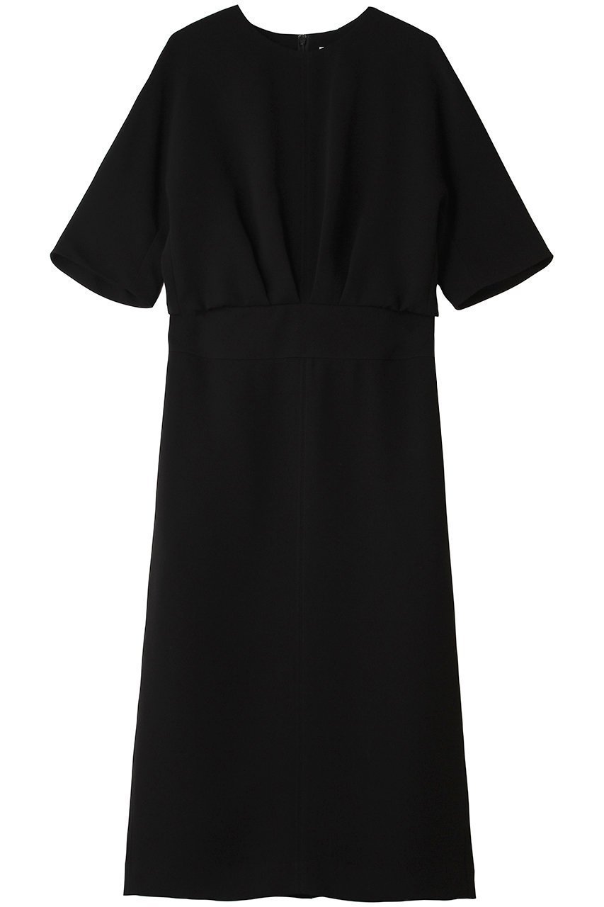 【その他のブランド/Other】の【CYCLAS】ダブルクロス ウエストタックワンピース インテリア・キッズ・メンズ・レディースファッション・服の通販 founy(ファニー) 　ファッション　Fashion　レディースファッション　Fashion for Women　ワンピース　Dresses　チュニック　Tunic Tops & Dresses　エレガント 上品　Elegant　ダブル　Double, Double-Breasted　チュニック　Tunic, Long Top　ドッキング　Docking, Mixed Material　バランス　Balance, Style Balance　プリーツ　Pleats, Pleated　ロング　Long, Long-Length　定番　Standard, Basic Item　新作・新入荷　New Arrivals / New In　ブラック|ID: prp329100004942691 ipo3291000000037097001