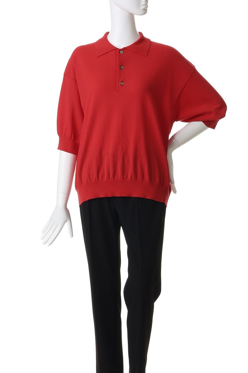 【オブラダ/Oblada】のサマーヘンリーポロニット 人気、トレンドファッション・服の通販 founy(ファニー) 　ファッション　Fashion　レディースファッション　Fashion for Women　トップス・カットソー　Cut & Sew Tops　ニット　Knit Tops & Sweaters　カジュアルプルオーバー・ニットトップス　Pullovers & Knit Tops / Casual Pullovers　スポーティ　Sporty, Casual Athletic　フォルム　Silhouette, Form　エレガント 上品　Elegant　夏　Summer　新作・新入荷　New Arrivals / New In　other-2|ID: prp329100004942693 ipo3291000000037097038