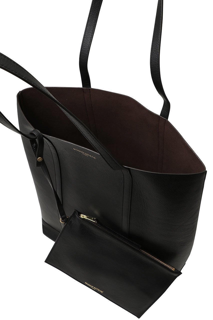 【メゾン キツネ/MAISON KITSUNE】の【UNISEX】MAISON KITSUNE PARIS LEATHER トートバッグ 人気、トレンドファッション・服の通販 founy(ファニー) 　ファッション　Fashion　レディースファッション　Fashion for Women　バッグ　Bags　ユニセックス　Unisex, Genderless　ポーチ　Pouch, Small Case　新作・新入荷　New Arrivals / New In　other-5|ID: prp329100004942694 ipo3291000000037097051