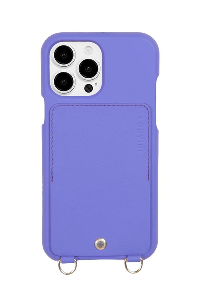【ルヴィニ パリ/Louvini Paris】のiPhone16 スマホケース LOU インテリア・キッズ・メンズ・レディースファッション・服の通販 founy(ファニー) 　ファッション　Fashion　レディースファッション　Fashion for Women　iPhone アイフォーン　iPhone　なめらか　Smooth, Silky Texture　カメラ　Camera Accessories　スマホケース　Smartphone Case　ポケット　Pocket, Pocket Detail　再入荷　Restock / Back in Stock　PURPLE|ID: prp329100004942699 ipo3291000000037097087