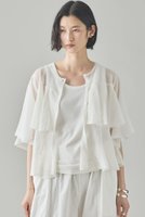 【カレンソロジー/Curensology】のフレアー2WAYニットプルオーバー 人気、トレンドファッション・服の通販 founy(ファニー) ファッション Fashion レディースファッション Fashion for Women トップス・カットソー Cut & Sew Tops ニット Knit Tops & Sweaters カジュアルプルオーバー・ニットトップス Pullovers & Knit Tops / Casual Pullovers なめらか Smooth, Silky Texture サマー Summer, Summer Style シアー Sheer, See-Through デニム Denim, Jeans Material フレア Flare, Flared 再入荷 Restock / Back in Stock |ID:prp329100004942701