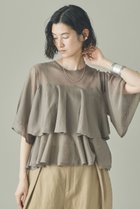 【カレンソロジー/Curensology】のフレアー2WAYニットプルオーバー グレー|ID: prp329100004942701 ipo3291000000037097116