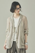 【カレンソロジー/Curensology】のリネンカラミシアージャケット 人気、トレンドファッション・服の通販 founy(ファニー) ファッション Fashion レディースファッション Fashion for Women アウター Coat / Outerwear Collection レディースジャケット・軽アウター Jackets おすすめ Recommended / Our Picks カーディガン Cardigan, Knitwear シアー Sheer, See-Through ジャケット Jacket, Outerwear リネン Linen, Linen Fabric 再入荷 Restock / Back in Stock 夏 Summer 春 Spring S/S・春夏 SS, Spring/Summer, Warm Season thumbnail ベージュ|ID: prp329100004942702 ipo3291000000037097124