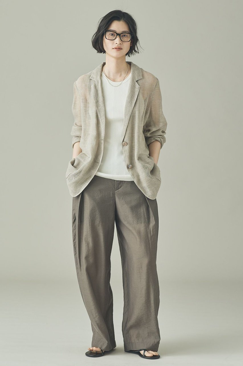 【カレンソロジー/Curensology】のリネンカラミシアージャケット 人気、トレンドファッション・服の通販 founy(ファニー) 　ファッション　Fashion　レディースファッション　Fashion for Women　アウター　Coat / Outerwear Collection　レディースジャケット・軽アウター　Jackets　おすすめ　Recommended / Our Picks　カーディガン　Cardigan, Knitwear　シアー　Sheer, See-Through　ジャケット　Jacket, Outerwear　リネン　Linen, Linen Fabric　再入荷　Restock / Back in Stock　夏　Summer　春　Spring　S/S・春夏　SS, Spring/Summer, Warm Season　other-5|ID: prp329100004942702 ipo3291000000037097128