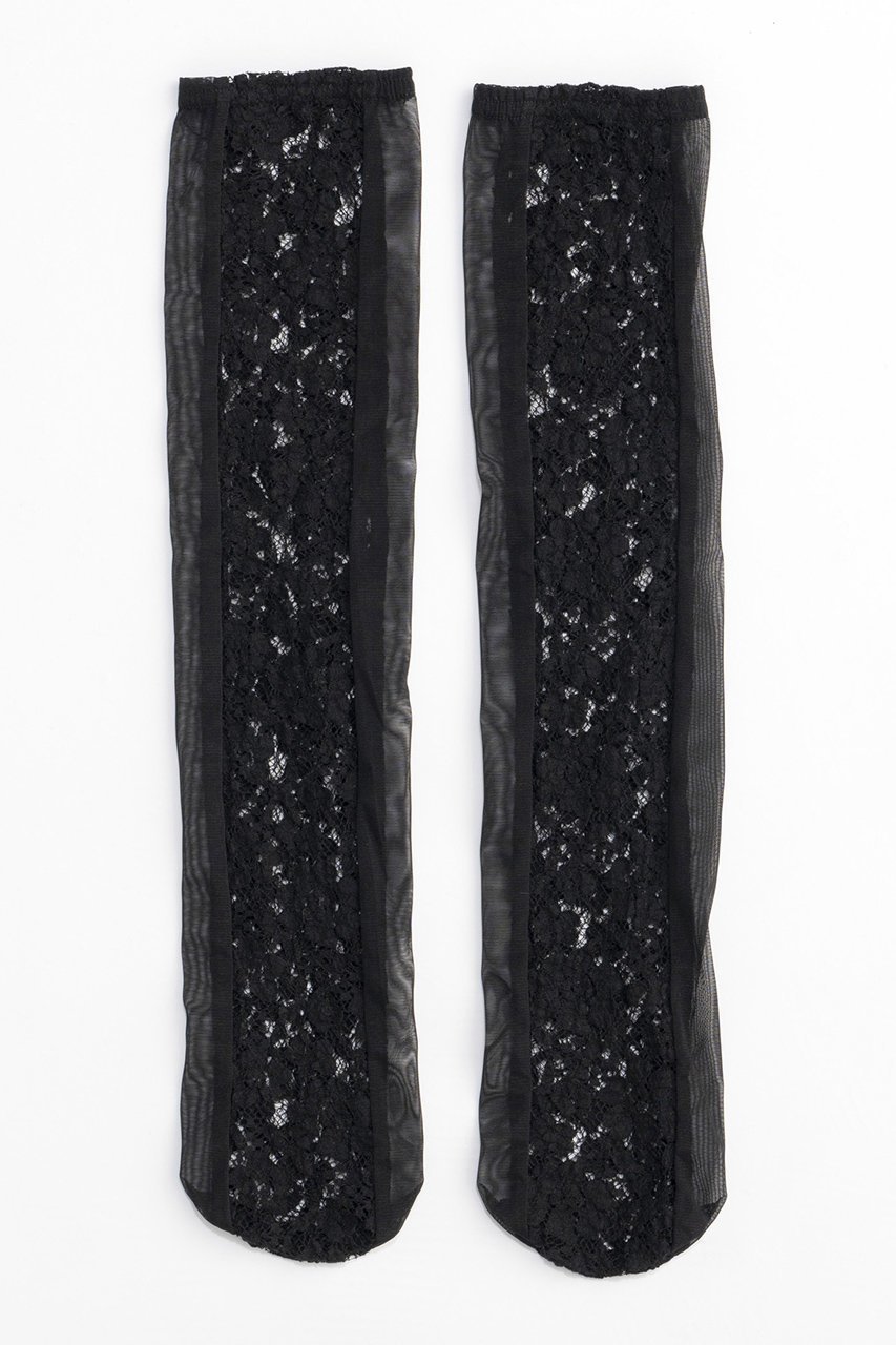 【メゾンスペシャル/MAISON SPECIAL】のFlower Lace Socks/フラワーレースソックス インテリア・キッズ・メンズ・レディースファッション・服の通販 founy(ファニー) 　ファッション　Fashion　レディースファッション　Fashion for Women　ソックス&靴下　Socks & Hosiery　レッグウェア・ストッキング　Legwear & Hosiery　おすすめ　Recommended / Our Picks　ソックス　Socks, Hosiery　トレンド　Trend, Trending Now　ルーズ　Loose, Oversized　レース　Lace, Lace Fabric　再入荷　Restock / Back in Stock　BLK(ブラック)|ID: prp329100004942705 ipo3291000000037097159