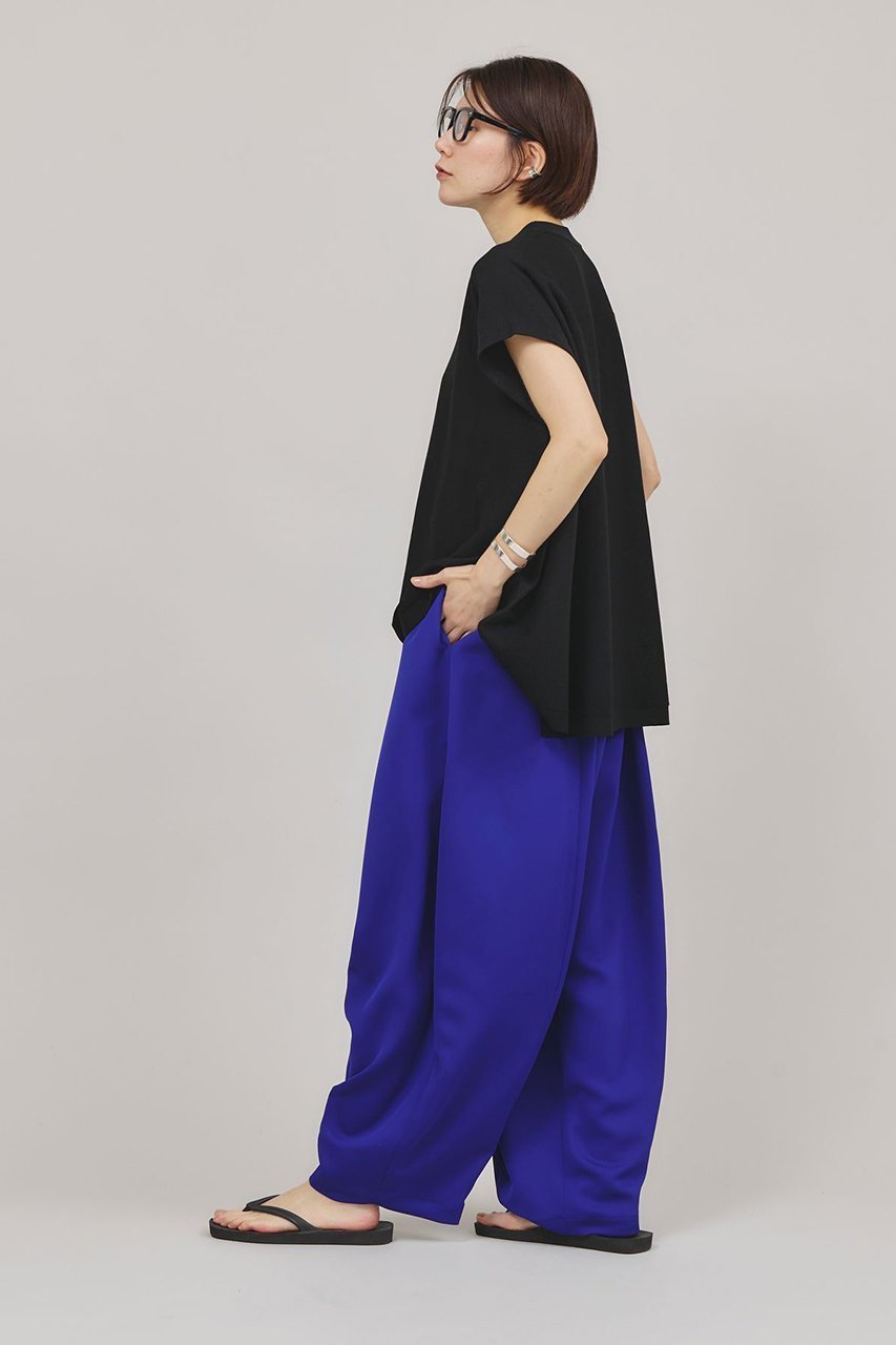 【カレンソロジー/Curensology】のニットフレアトップス 人気、トレンドファッション・服の通販 founy(ファニー) 　ファッション　Fashion　レディースファッション　Fashion for Women　トップス・カットソー　Cut & Sew Tops　ニット　Knit Tops & Sweaters　カジュアルプルオーバー・ニットトップス　Pullovers & Knit Tops / Casual Pullovers　カーゴパンツ　Cargo Pants, Utility Pants　サマー　Summer, Summer Style　シアー　Sheer, See-Through　シンプル　Simple, Minimal　スリーブ　Sleeve, Long Sleeve / Short Sleeve　デニム　Denim, Jeans Material　フレンチ　French, French Style　ラグジュアリー　Luxury, Elegant　再入荷　Restock / Back in Stock　夏　Summer　other-6|ID: prp329100004942706 ipo3291000000037097173