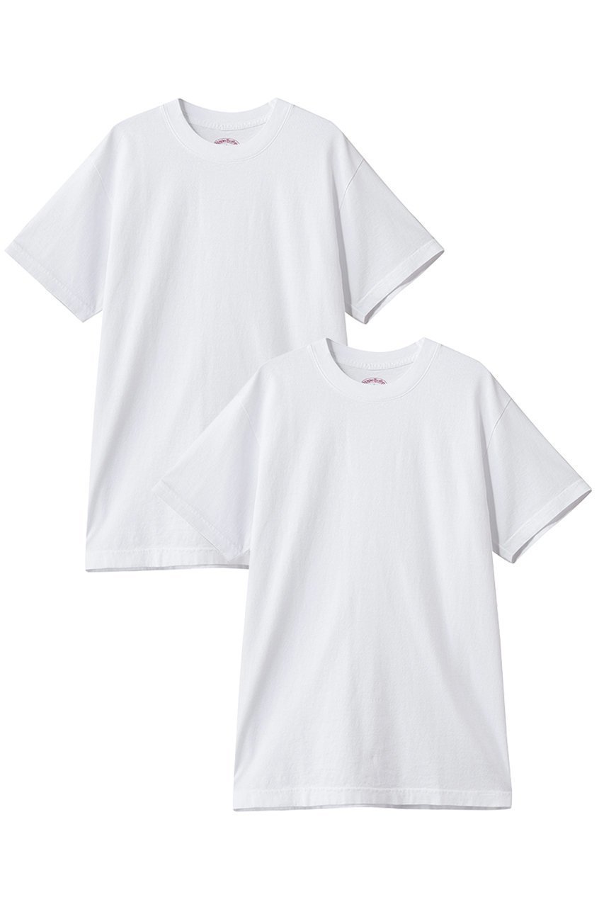 【ブルックス ブラザーズ/Brooks Brothers / MEN】の【MEN】コットン 2パック クルーネック Tシャツ Made in USA 人気、トレンドファッション・服の通販 founy(ファニー) 　ファッション　Fashion　メンズファッション　Fashion for Men　トップス・カットソー　Cut & Sew Tops　メンズシャツ　Shirts　おすすめ　Recommended / Our Picks　アンダー　Underwear Essentials　ショート　Short, Short Length　シンプル　Simple, Minimal　スウェット / スエット　Sweatshirt, Sweatwear　スリーブ　Sleeve, Long Sleeve / Short Sleeve　セーター　Sweater, Knitwear　新作・新入荷　New Arrivals / New In　 other-1|ID: prp329100004942712 ipo3291000000037097211