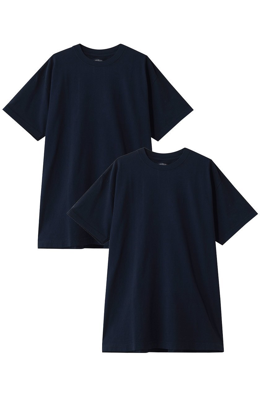 【ブルックス ブラザーズ/Brooks Brothers / MEN】の【MEN】コットン 2パック クルーネック Tシャツ Made in USA インテリア・キッズ・メンズ・レディースファッション・服の通販 founy(ファニー) 　ファッション　Fashion　メンズファッション　Fashion for Men　トップス・カットソー　Cut & Sew Tops　メンズシャツ　Shirts　おすすめ　Recommended / Our Picks　アンダー　Underwear Essentials　ショート　Short, Short Length　シンプル　Simple, Minimal　スウェット / スエット　Sweatshirt, Sweatwear　スリーブ　Sleeve, Long Sleeve / Short Sleeve　セーター　Sweater, Knitwear　新作・新入荷　New Arrivals / New In　ネイビー|ID: prp329100004942712 ipo3291000000037097214