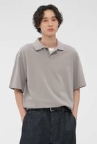 【マーガレット ハウエル/MARGARET HOWELL / MEN】のCOTTON PIQUE JERSEY TOP グレー|ID: prp329100004942713 ipo3291000000037097220