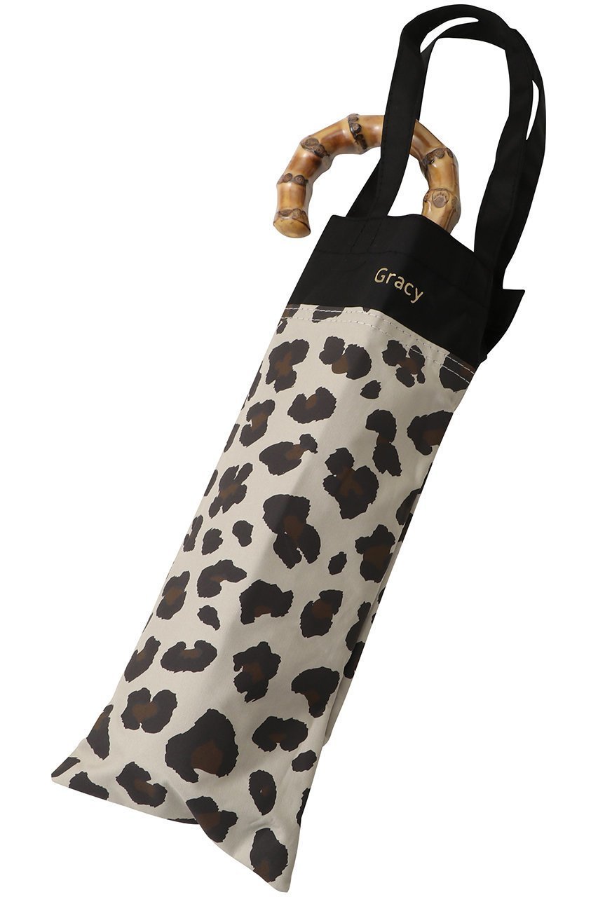 【グレイシー/Gracy】の【晴雨兼用】3段折畳傘 Leopard Back Print 人気、トレンドファッション・服の通販 founy(ファニー) 　ファッション　Fashion　レディースファッション　Fashion for Women　レイングッズ・傘・晴雨兼用傘　Umbrellas & Rain Gear　ハンカチ　Handkerchief, Hanky　レオパード　Leopard, Animal Print　傘　Umbrella, Parasol　夏　Summer　新作・新入荷　New Arrivals / New In　時計　Watch, Wristwatch　other-2|ID: prp329100004942889 ipo3291000000037099895