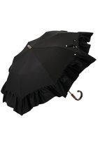 【グレイシー/Gracy】の【晴雨兼用】楽折傘 Peplum Frill ブラック|ID: prp329100004942890 ipo3291000000037099902