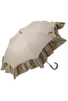 【グレイシー/Gracy】の【晴雨兼用】楽折傘 Peplum Frill アーモンド|ID: prp329100004942890 ipo3291000000037099904