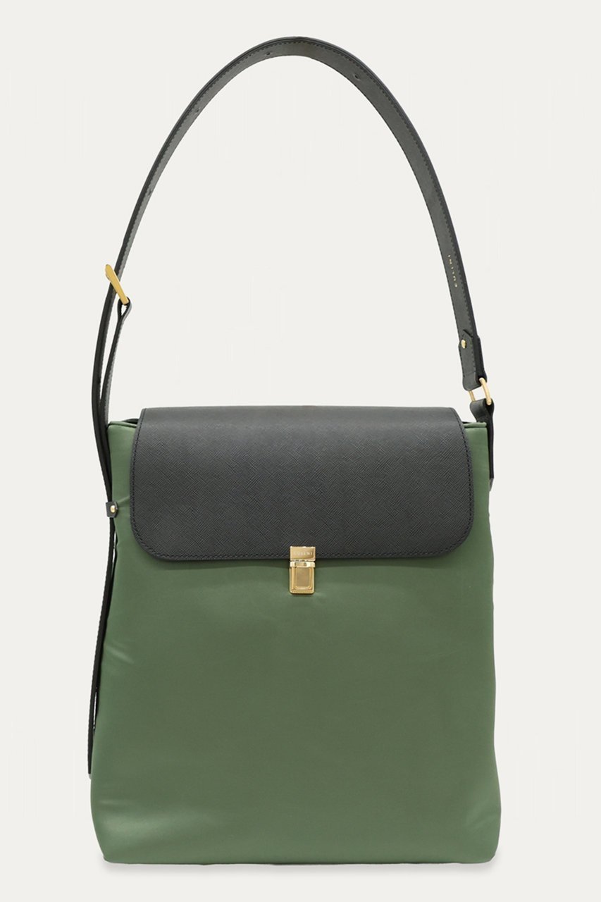 【クルニ/CULLNI】のLeather Flap ナイロン ツイル ショルダーバッグ 人気、トレンドファッション・服の通販 founy(ファニー) 　ファッション　Fashion　レディースファッション　Fashion for Women　バッグ　Bags　ユニセックス　Unisex, Genderless　タフタ　Taffeta, Structured Fabric　ツイル　Twist, Twisted Detail　フラップ　Flap, Flap Pocket　ポケット　Pocket, Pocket Detail　エレガント 上品　Elegant　新作・新入荷　New Arrivals / New In　 other-1|ID: prp329100004942897 ipo3291000000037099964