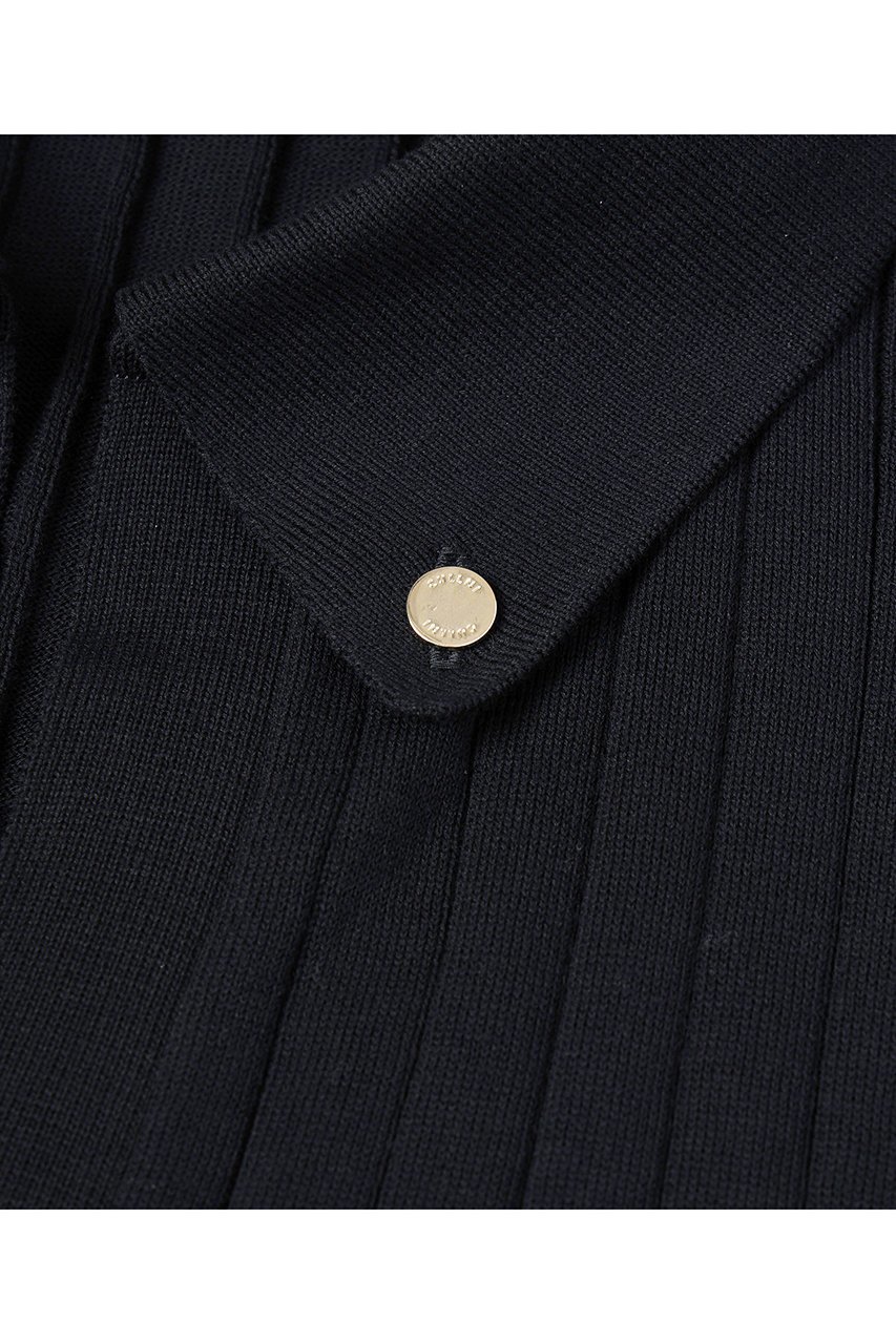 【クルニ/CULLNI】の【UNISEX】ワイド リブ スキッパー カラー ショートスリーブ ニット 人気、トレンドファッション・服の通販 founy(ファニー) 　ファッション　Fashion　レディースファッション　Fashion for Women　トップス・カットソー　Cut & Sew Tops　ニット　Knit Tops & Sweaters　カジュアルプルオーバー・ニットトップス　Pullovers & Knit Tops / Casual Pullovers　ユニセックス　Unisex, Genderless　エアリー　Airy Texture　ショート　Short, Short Length　スキッパー　Skipper, Open Collar　スリーブ　Sleeve, Long Sleeve / Short Sleeve　ワイド　Wide, Wide Fit　エレガント 上品　Elegant　新作・新入荷　New Arrivals / New In　other-3|ID: prp329100004942899 ipo3291000000037099990