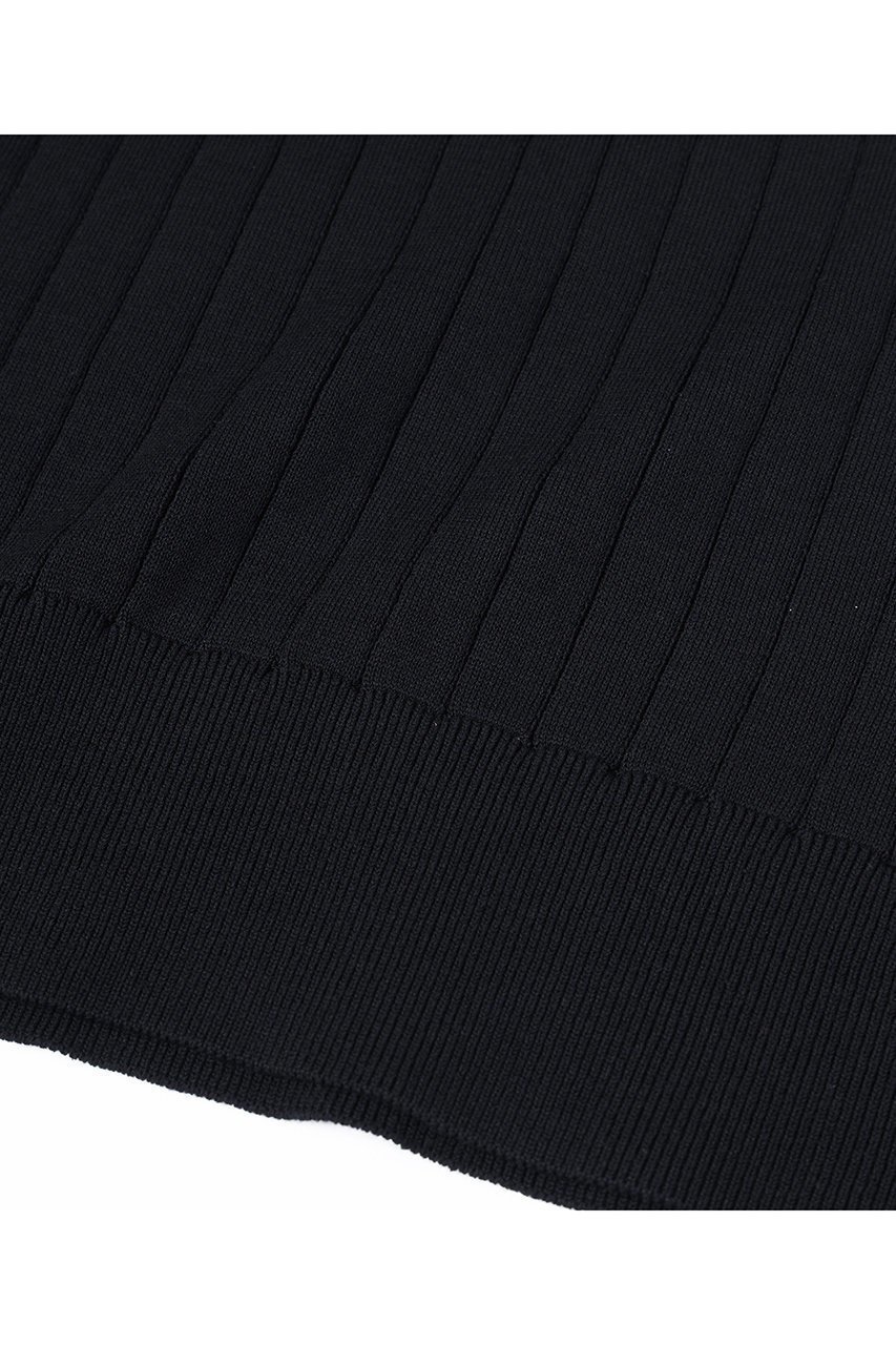 【クルニ/CULLNI】の【UNISEX】ワイド リブ スキッパー カラー ショートスリーブ ニット 人気、トレンドファッション・服の通販 founy(ファニー) 　ファッション　Fashion　レディースファッション　Fashion for Women　トップス・カットソー　Cut & Sew Tops　ニット　Knit Tops & Sweaters　カジュアルプルオーバー・ニットトップス　Pullovers & Knit Tops / Casual Pullovers　ユニセックス　Unisex, Genderless　エアリー　Airy Texture　ショート　Short, Short Length　スキッパー　Skipper, Open Collar　スリーブ　Sleeve, Long Sleeve / Short Sleeve　ワイド　Wide, Wide Fit　エレガント 上品　Elegant　新作・新入荷　New Arrivals / New In　other-4|ID: prp329100004942899 ipo3291000000037099991