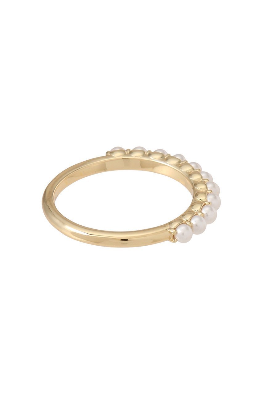 【デイジー ロンドン/DAISY LONDON】のMini Pearl Band リング ゴールド 人気、トレンドファッション・服の通販 founy(ファニー) 　ファッション　Fashion　レディースファッション　Fashion for Women　シンプル　Simple, Minimal　パール　Pearl, Pearl Accent　再入荷　Restock / Back in Stock　other-3|ID: prp329100004942912 ipo3291000000037100087
