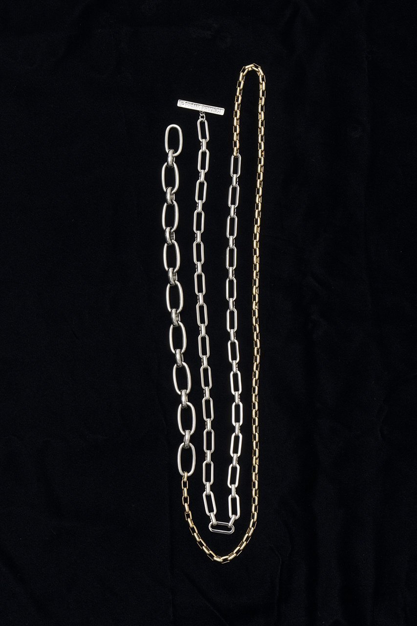 【プランク プロジェクト/PRANK PROJECT】のバイカラーチェーンネックレス / Bicolor Chain Necklace 人気、トレンドファッション・服の通販 founy(ファニー) 　ファッション　Fashion　レディースファッション　Fashion for Women　ジュエリー　Jewelry　ネックレス　Necklaces & Pendants　シルバー　Silver, Metallic Silver　チェーン　Chain, Chain Strap　ネックレス　Necklace, Pendant Necklace　ハイネック　High Neck, Mock Neck　ロング　Long, Long-Length　再入荷　Restock / Back in Stock　other-7|ID: prp329100004942919 ipo3291000000037100135