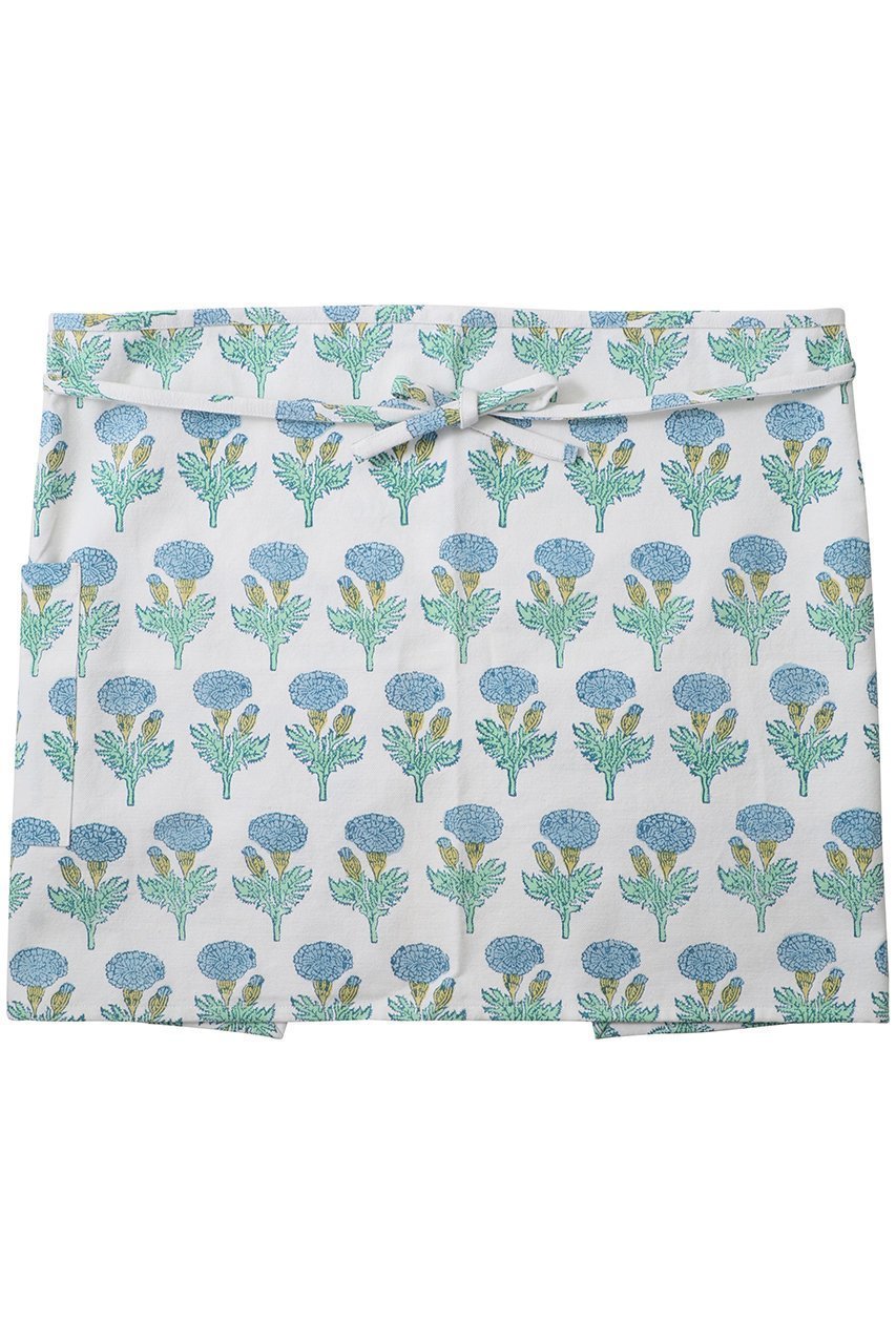 【エスゼット ブロックプリント/SZ Blockprints】のHOST APRON FLEUR エプロン インテリア・キッズ・メンズ・レディースファッション・服の通販 founy(ファニー) 　ファッション　Fashion　レディースファッション　Fashion for Women　パーティ　Party, Party Style　プリント　Print, Printed Pattern　モダン　Modern, Contemporary　新作・新入荷　New Arrivals / New In　ブルー|ID: prp329100004942926 ipo3291000000037100179