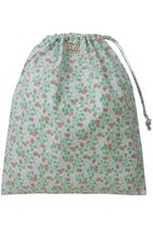 【エスゼット ブロックプリント/SZ Blockprints】のLAUNDRY BAG BLUEBERRY トラベルポーチ LARGE ライトグリーン|ID: prp329100004942927 ipo3291000000037100185
