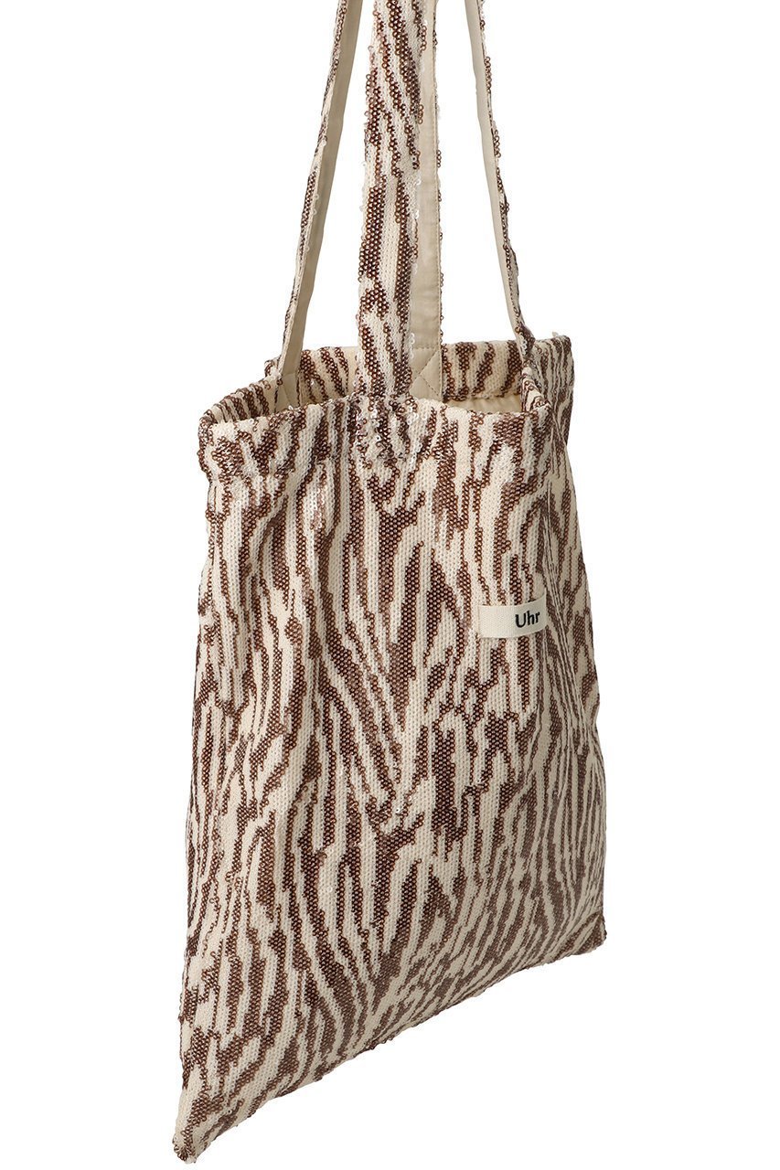 【ウーア/Uhr】の【ELLE SHOP限定】ゼブラスパンコール トートバッグ 人気、トレンドファッション・服の通販 founy(ファニー) 　ファッション　Fashion　レディースファッション　Fashion for Women　バッグ　Bags　スパンコール　Sequins, Sequin Embellishment　モダン　Modern, Contemporary　ラグジュアリー　Luxury, Elegant　新作・新入荷　New Arrivals / New In　雑誌　Magazine, Fashion Magazine　other-5|ID: prp329100004942933 ipo3291000000037100224