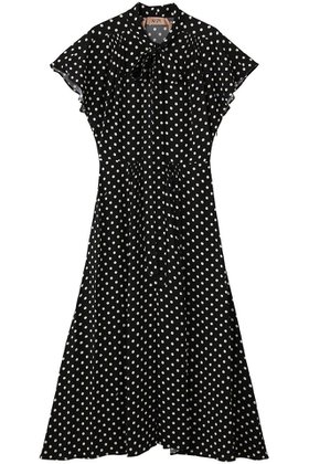 【ヌメロ ヴェントゥーノ/N°21】 ドット プリント ドレス人気、トレンドファッション・服の通販 founy(ファニー) ファッション Fashion レディースファッション Fashion for Women ワンピース Dresses フォーマル・パーティードレス・結婚式用ドレス Elegant & Casual Dresses チュニック Tunic Tops & Dresses クラシカル Classical, Vintage-Inspired チュニック Tunic, Long Top ドット Polka Dot, Dot Pattern ドレス Dress, One-Piece パーティ Party, Party Style フェミニン Feminine, Girly プリント Print, Printed Pattern リボン Ribbon, Bow ロング Long, Long-Length 新作・新入荷 New Arrivals / New In |ID:prp329100004942935