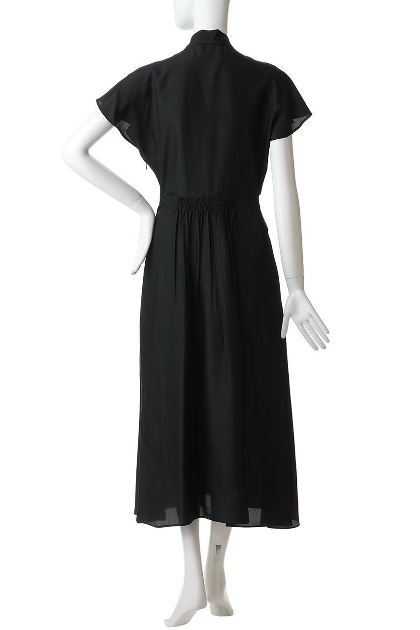 【ヌメロ ヴェントゥーノ/N°21】のリボンタイ ドレス 人気、トレンドファッション・服の通販 founy(ファニー) 　ファッション　Fashion　レディースファッション　Fashion for Women　ワンピース　Dresses　フォーマル・パーティードレス・結婚式用ドレス　Elegant & Casual Dresses　チュニック　Tunic Tops & Dresses　なめらか　Smooth, Silky Texture　シルク　Silk, 100% Silk　セレモニー　Ceremony　チュニック　Tunic, Long Top　ドレス　Dress, One-Piece　フェミニン　Feminine, Girly　リボン　Ribbon, Bow　ロング　Long, Long-Length　新作・新入荷　New Arrivals / New In　other-4|ID: prp329100004942937 ipo3291000000037100251