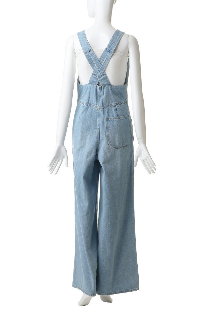 【マルティニーク/martinique】の【CURRENTAGE】Low back style overall 人気、トレンドファッション・服の通販 founy(ファニー) 　ファッション　Fashion　レディースファッション　Fashion for Women　パンツ　Pants & Trousers　おすすめ　Recommended / Our Picks　キャミソール　Camisole, Spaghetti Strap Top　シアー　Sheer, See-Through　ジップ　Zip, Zipper　センター　Center, Center Line　タートルネック　Turtleneck, High Neck　デニム　Denim, Jeans Material　フロント　Front, Front Design　新作・新入荷　New Arrivals / New In　other-4|ID: prp329100004942941 ipo3291000000037100284