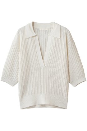 【マルティニーク/martinique】 ローゲージポロ人気、トレンドファッション・服の通販 founy(ファニー) ファッション Fashion レディースファッション Fashion for Women トップス・カットソー Cut & Sew Tops ニット Knit Tops & Sweaters カジュアルプルオーバー・ニットトップス Pullovers & Knit Tops / Casual Pullovers クラシック Classic, Timeless Style サマー Summer, Summer Style スキッパー Skipper, Open Collar リラックス Relax, Relaxed Fit エレガント 上品 Elegant 新作・新入荷 New Arrivals / New In |ID:prp329100004942942