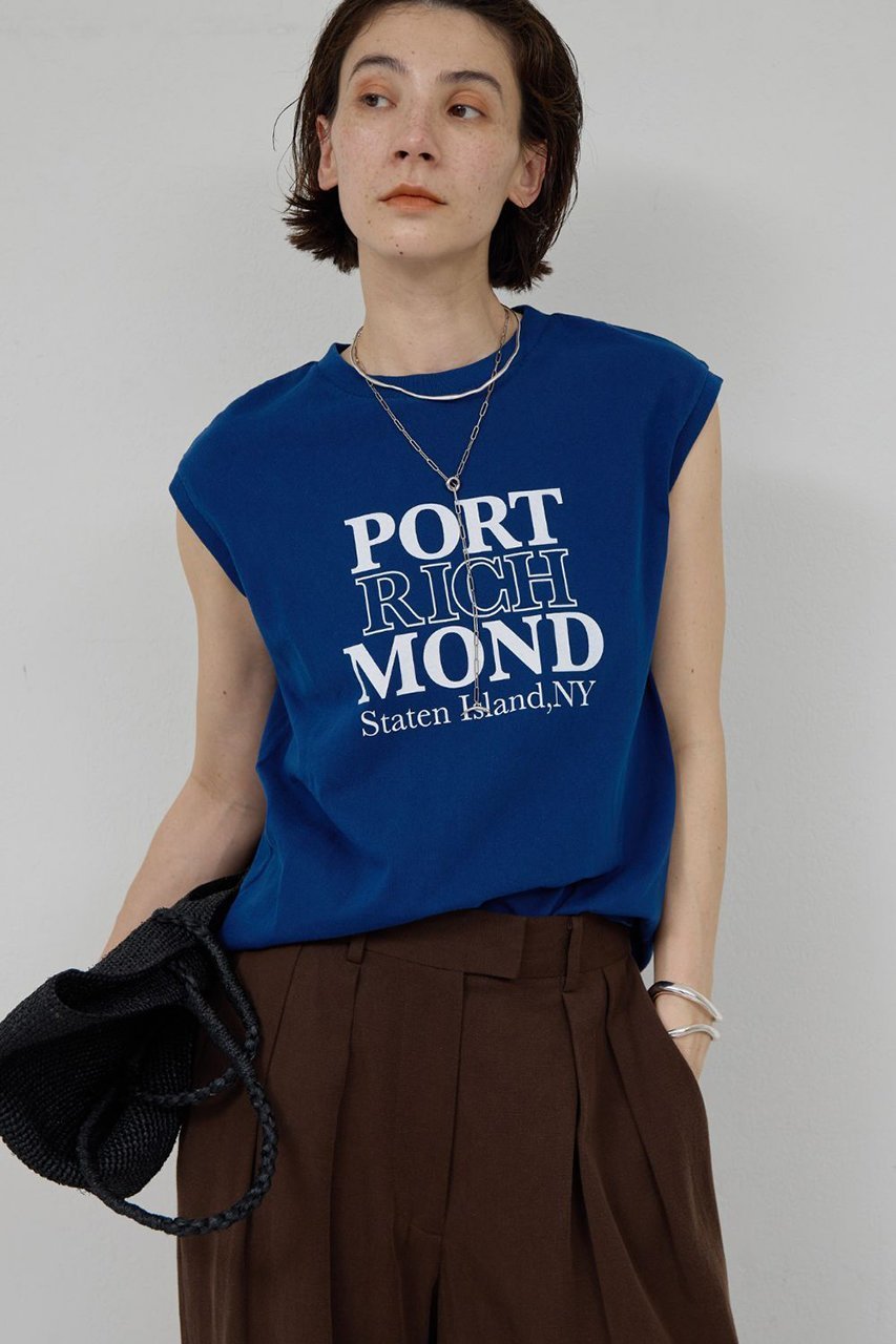 【ガリャルダガランテ/GALLARDAGALANTE】の【GOOD ROCK SPEED】NYCノースリーブロゴTee 別注 人気、トレンドファッション・服の通販 founy(ファニー) 　ファッション　Fashion　レディースファッション　Fashion for Women　トップス・カットソー　Cut & Sew Tops　キャミソール&ノースリーブ　Camisoles & Sleeveless Tops　シャツ・ブラウス・オフィスカジュアル　Elegant Blouses & Button-Ups　ロングTシャツ・Tシャツ　Longline T-Shirts & Tees　カットソー・ベーシックTシャツ　Cut-and-Sewn Tops / Stretch Tees & Basics　キャミソール　Camisole, Spaghetti Strap Top　タンク　Tank Top, Sleeveless Top　ノースリーブ　Sleeveless, No-Sleeve　別注　Limited Edition, Custom Order　夏　Summer　定番　Standard, Basic Item　新作・新入荷　New Arrivals / New In　春　Spring　S/S・春夏　SS, Spring/Summer, Warm Season　other-5|ID: prp329100004942946 ipo3291000000037100317