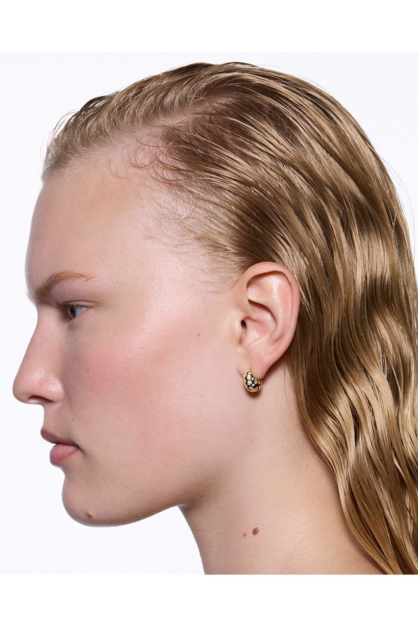 【マリア ブラック/MARIA BLACK】のTryvann Popcorn イヤリング(片耳用) 人気、トレンドファッション・服の通販 founy(ファニー) 　ファッション　Fashion　レディースファッション　Fashion for Women　ジュエリー　Jewelry　ファッションリング　Fashion Rings　イヤリング・フープ・ドロップタイプ　Hoop, Drop & Clip Earrings　なめらか　Smooth, Silky Texture　イヤリング　Earrings　オーバル　Oval Design　フィット　Fit, Slim Fit　フォルム　Silhouette, Form　モダン　Modern, Contemporary　新作・新入荷　New Arrivals / New In　片耳　One-Ear, Single Earring　other-3|ID: prp329100004942956 ipo3291000000037100374