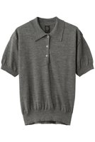 【バトナー/BATONER】のCHOMA ポロ ショート スリーブ 大人の最旬トレンドファッション＆コーディネート founy(ファウニー) ファッション Fashion レディースファッション Fashion for Women トップス・カットソー Cut & Sew Tops ニット Knit Tops & Sweaters カジュアルプルオーバー・ニットトップス Pullovers & Knit Tops / Casual Pullovers シアー Sheer, See-Through ショート Short, Short Length スリーブ Sleeve, Long Sleeve / Short Sleeve マニッシュ Mannish, Boyish 新作・新入荷 New Arrivals / New In |ID:prp329100004942962