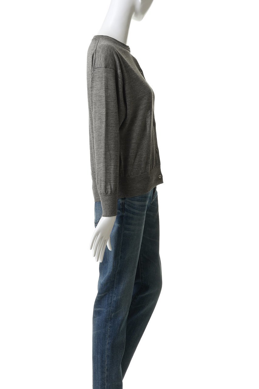 【バトナー/BATONER】のCHOMA クルーネック カーディガン 人気、トレンドファッション・服の通販 founy(ファニー) 　ファッション　Fashion　レディースファッション　Fashion for Women　トップス・カットソー　Cut & Sew Tops　ニット　Knit Tops & Sweaters　カーディガン・羽織り　Layered Style Cardigans　カーディガン　Cardigan, Knitwear　ベーシック　Basic, Essential　定番　Standard, Basic Item　新作・新入荷　New Arrivals / New In　other-3|ID: prp329100004942963 ipo3291000000037100415