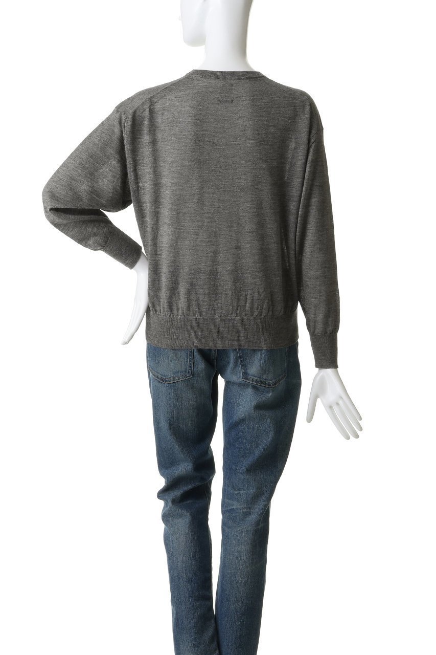 【バトナー/BATONER】のCHOMA クルーネック カーディガン 人気、トレンドファッション・服の通販 founy(ファニー) 　ファッション　Fashion　レディースファッション　Fashion for Women　トップス・カットソー　Cut & Sew Tops　ニット　Knit Tops & Sweaters　カーディガン・羽織り　Layered Style Cardigans　カーディガン　Cardigan, Knitwear　ベーシック　Basic, Essential　定番　Standard, Basic Item　新作・新入荷　New Arrivals / New In　other-4|ID: prp329100004942963 ipo3291000000037100416