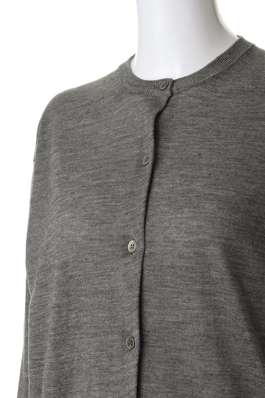 【バトナー/BATONER】のCHOMA クルーネック カーディガン 人気、トレンドファッション・服の通販 founy(ファニー) 　ファッション　Fashion　レディースファッション　Fashion for Women　トップス・カットソー　Cut & Sew Tops　ニット　Knit Tops & Sweaters　カーディガン・羽織り　Layered Style Cardigans　カーディガン　Cardigan, Knitwear　ベーシック　Basic, Essential　定番　Standard, Basic Item　新作・新入荷　New Arrivals / New In　other-5|ID: prp329100004942963 ipo3291000000037100417