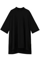 【プレインピープル/PLAIN PEOPLE】のトリアセテートドライポンチモックネックトップ ブラック|ID: prp329100004942964 ipo3291000000037100419