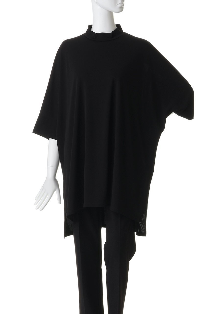 【プレインピープル/PLAIN PEOPLE】のトリアセテートドライポンチモックネックトップ 人気、トレンドファッション・服の通販 founy(ファニー) 　ファッション　Fashion　レディースファッション　Fashion for Women　トップス・カットソー　Cut & Sew Tops　シャツ・ブラウス・オフィスカジュアル　Elegant Blouses & Button-Ups　ロングTシャツ・Tシャツ　Longline T-Shirts & Tees　カットソー・ベーシックTシャツ　Cut-and-Sewn Tops / Stretch Tees & Basics　なめらか　Smooth, Silky Texture　ショート　Short, Short Length　シンプル　Simple, Minimal　スリーブ　Sleeve, Long Sleeve / Short Sleeve　新作・新入荷　New Arrivals / New In　other-2|ID: prp329100004942964 ipo3291000000037100420