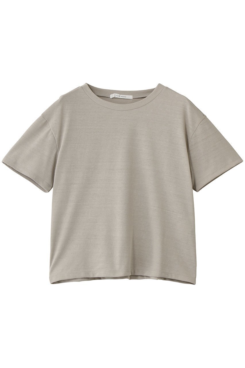 【プレインピープル/PLAIN PEOPLE】のムラ糸アーサー天竺Tシャツ インテリア・キッズ・メンズ・レディースファッション・服の通販 founy(ファニー) 　ファッション　Fashion　レディースファッション　Fashion for Women　トップス・カットソー　Cut & Sew Tops　シャツ・ブラウス・オフィスカジュアル　Elegant Blouses & Button-Ups　ロングTシャツ・Tシャツ　Longline T-Shirts & Tees　カットソー・ベーシックTシャツ　Cut-and-Sewn Tops / Stretch Tees & Basics　おすすめ　Recommended / Our Picks　インナー　Innerwear　ショート　Short, Short Length　シンプル　Simple, Minimal　スリーブ　Sleeve, Long Sleeve / Short Sleeve　バランス　Balance, Style Balance　半袖　Short Sleeve, Half Sleeve　新作・新入荷　New Arrivals / New In　ベージュ|ID: prp329100004942965 ipo3291000000037100426