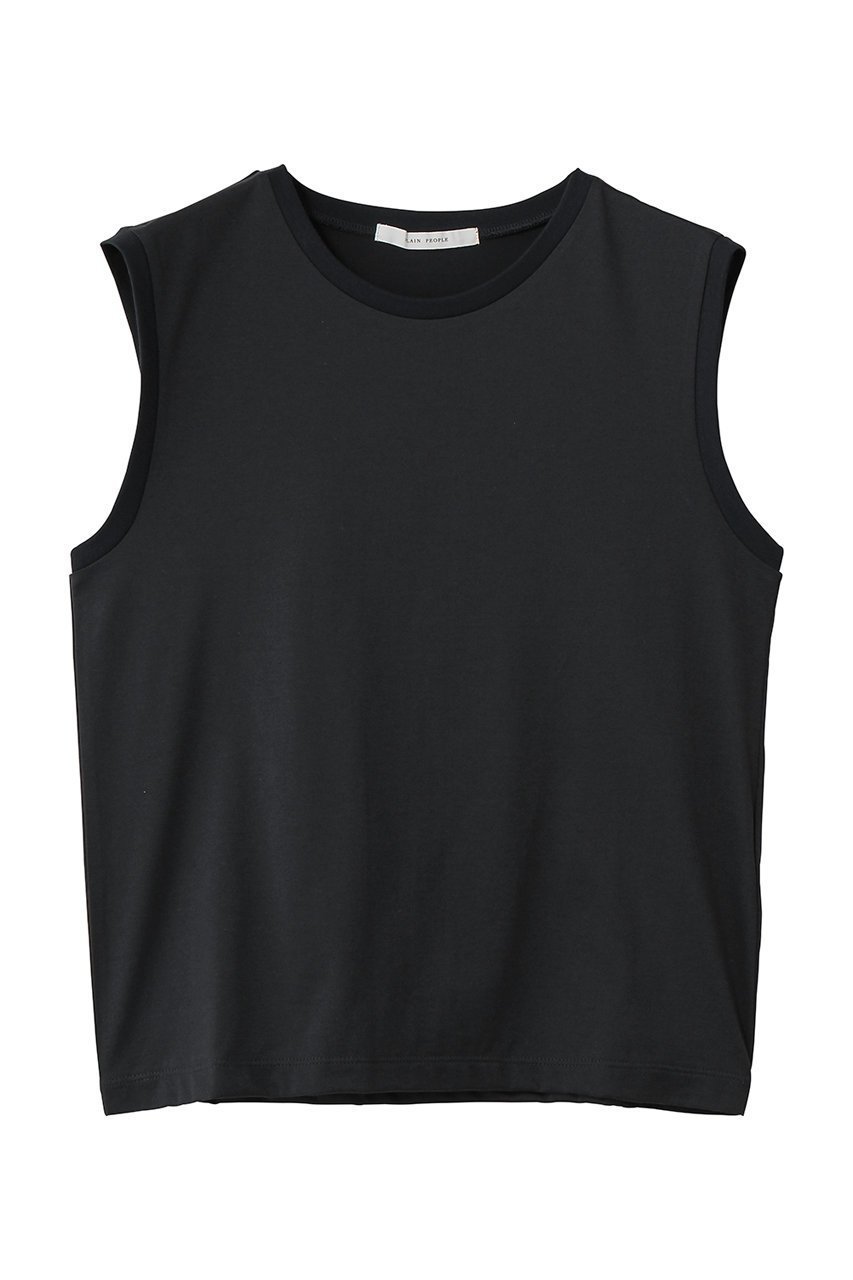 【プレインピープル/PLAIN PEOPLE】のムラ糸アーサー天竺/SUVIN ノースリーブ インテリア・キッズ・メンズ・レディースファッション・服の通販 founy(ファニー) 　ファッション　Fashion　レディースファッション　Fashion for Women　トップス・カットソー　Cut & Sew Tops　キャミソール&ノースリーブ　Camisoles & Sleeveless Tops　シャツ・ブラウス・オフィスカジュアル　Elegant Blouses & Button-Ups　ロングTシャツ・Tシャツ　Longline T-Shirts & Tees　カットソー・ベーシックTシャツ　Cut-and-Sewn Tops / Stretch Tees & Basics　おすすめ　Recommended / Our Picks　インナー　Innerwear　キャミソール　Camisole, Spaghetti Strap Top　シンプル　Simple, Minimal　タンク　Tank Top, Sleeveless Top　ノースリーブ　Sleeveless, No-Sleeve　エレガント 上品　Elegant　新作・新入荷　New Arrivals / New In　スミクロ|ID: prp329100004942966 ipo3291000000037100436