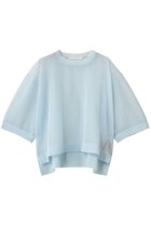 【プレインピープル/PLAIN PEOPLE】のLOSEYクロップドプルオーバー 人気、トレンドファッション・服の通販 founy(ファニー) ファッション Fashion レディースファッション Fashion for Women トップス・カットソー Cut & Sew Tops ニット Knit Tops & Sweaters カジュアルプルオーバー・ニットトップス Pullovers & Knit Tops / Casual Pullovers シアー Sheer, See-Through シンプル Simple, Minimal 夏 Summer 新作・新入荷 New Arrivals / New In thumbnail ブルー|ID: prp329100004942967 ipo3291000000037100443