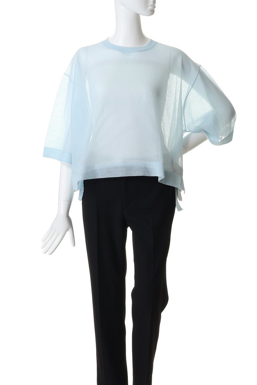 【プレインピープル/PLAIN PEOPLE】のLOSEYクロップドプルオーバー 人気、トレンドファッション・服の通販 founy(ファニー) 　ファッション　Fashion　レディースファッション　Fashion for Women　トップス・カットソー　Cut & Sew Tops　ニット　Knit Tops & Sweaters　カジュアルプルオーバー・ニットトップス　Pullovers & Knit Tops / Casual Pullovers　シアー　Sheer, See-Through　シンプル　Simple, Minimal　夏　Summer　新作・新入荷　New Arrivals / New In　other-2|ID: prp329100004942967 ipo3291000000037100445