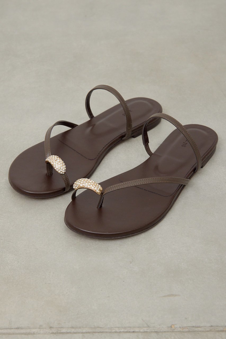 【ガリャルダガランテ/GALLARDAGALANTE】の【2.718】ビジュートングサンダル 人気、トレンドファッション・服の通販 founy(ファニー) 　ファッション　Fashion　レディースファッション　Fashion for Women　サンダル　Sandals, Summer Shoes　ビジュー　Bijou, Jewel-like Accent　ラップ　Wrap, Wrap Design　エレガント 上品　Elegant　新作・新入荷　New Arrivals / New In　other-2|ID: prp329100004942968 ipo3291000000037100452