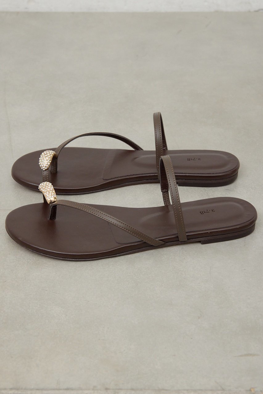 【ガリャルダガランテ/GALLARDAGALANTE】の【2.718】ビジュートングサンダル 人気、トレンドファッション・服の通販 founy(ファニー) 　ファッション　Fashion　レディースファッション　Fashion for Women　サンダル　Sandals, Summer Shoes　ビジュー　Bijou, Jewel-like Accent　ラップ　Wrap, Wrap Design　エレガント 上品　Elegant　新作・新入荷　New Arrivals / New In　other-3|ID: prp329100004942968 ipo3291000000037100453