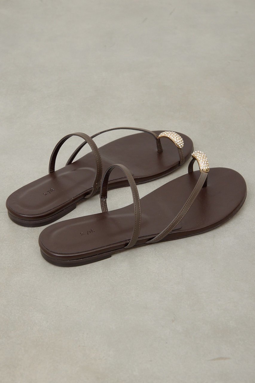 【ガリャルダガランテ/GALLARDAGALANTE】の【2.718】ビジュートングサンダル 人気、トレンドファッション・服の通販 founy(ファニー) 　ファッション　Fashion　レディースファッション　Fashion for Women　サンダル　Sandals, Summer Shoes　ビジュー　Bijou, Jewel-like Accent　ラップ　Wrap, Wrap Design　エレガント 上品　Elegant　新作・新入荷　New Arrivals / New In　other-4|ID: prp329100004942968 ipo3291000000037100454