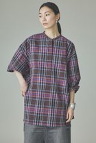 【カレンソロジー/Curensology】のコットンチェックビッグシャツ 人気、トレンドファッション・服の通販 founy(ファニー) ファッション Fashion レディースファッション Fashion for Women トップス・カットソー Cut & Sew Tops シャツ・ブラウス・オフィスカジュアル Elegant Blouses & Button-Ups おすすめ Recommended / Our Picks シンプル Simple, Minimal スリーブ Sleeve, Long Sleeve / Short Sleeve チェック Check, Plaid, Tartan フォルム Silhouette, Form ロング Long, Long-Length エレガント 上品 Elegant 新作・新入荷 New Arrivals / New In thumbnail レッド|ID: prp329100004942969 ipo3291000000037100457