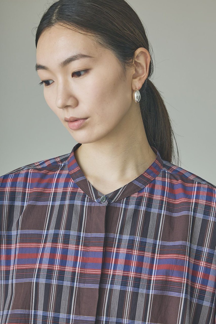【カレンソロジー/Curensology】のコットンチェックビッグシャツ 人気、トレンドファッション・服の通販 founy(ファニー) 　ファッション　Fashion　レディースファッション　Fashion for Women　トップス・カットソー　Cut & Sew Tops　シャツ・ブラウス・オフィスカジュアル　Elegant Blouses & Button-Ups　おすすめ　Recommended / Our Picks　シンプル　Simple, Minimal　スリーブ　Sleeve, Long Sleeve / Short Sleeve　チェック　Check, Plaid, Tartan　フォルム　Silhouette, Form　ロング　Long, Long-Length　エレガント 上品　Elegant　新作・新入荷　New Arrivals / New In　other-7|ID: prp329100004942969 ipo3291000000037100463