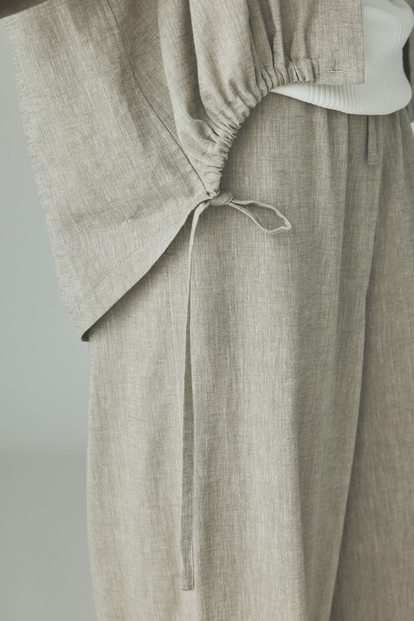 【カレンソロジー/Curensology】のリネンミックスドロストシャツ 人気、トレンドファッション・服の通販 founy(ファニー) 　ファッション　Fashion　レディースファッション　Fashion for Women　トップス・カットソー　Cut & Sew Tops　シャツ・ブラウス・オフィスカジュアル　Elegant Blouses & Button-Ups　おすすめ　Recommended / Our Picks　ショート　Short, Short Length　ストレッチ　Stretch, Stretchy Fabric　スリーブ　Sleeve, Long Sleeve / Short Sleeve　セットアップ　Set-Up, Coordinated Outfit　フィット　Fit, Slim Fit　リネン　Linen, Linen Fabric　人気　Popular, Best Seller　新作・新入荷　New Arrivals / New In　other-8|ID: prp329100004942970 ipo3291000000037100475