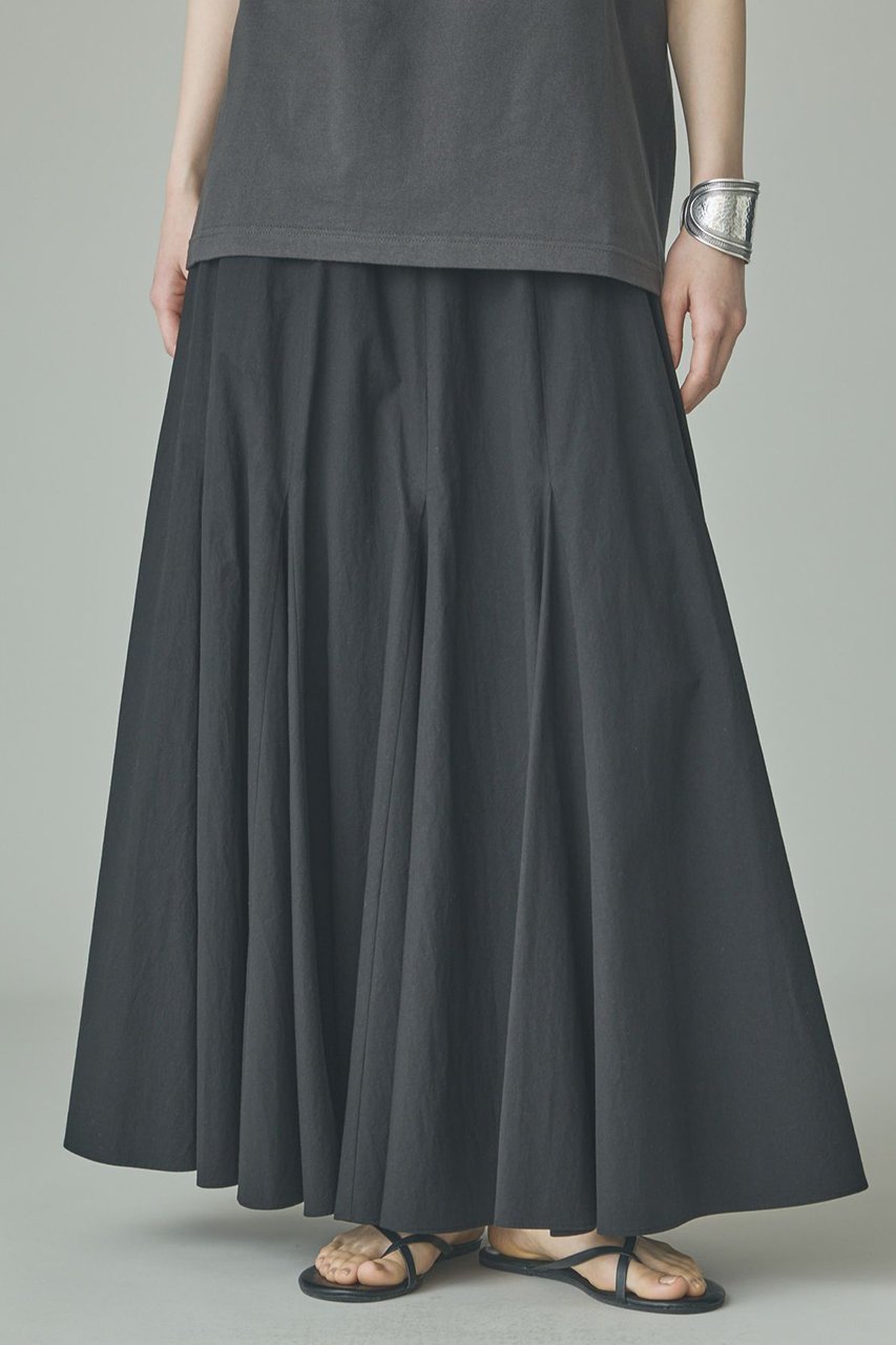 【カレンソロジー/Curensology】のタイプライタースカート インテリア・キッズ・メンズ・レディースファッション・服の通販 founy(ファニー) 　ファッション　Fashion　レディースファッション　Fashion for Women　スカート　Skirts　ロングスカート　Long Skirts / Maxi & Midi Skirts　シンプル　Simple, Minimal　タイプライター　Typewriter Fabric, Crisp Cotton　バランス　Balance, Style Balance　マーメイド　Mermaid, Fishtail Silhouette　ロング　Long, Long-Length　ワッシャー　Washer, Crinkled Finish　エレガント 上品　Elegant　新作・新入荷　New Arrivals / New In　ブラック|ID: prp329100004942971 ipo3291000000037100478