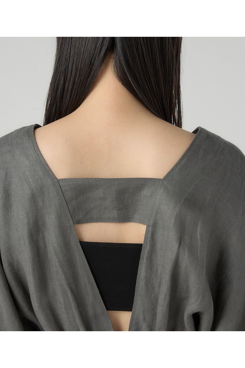 【カオス/Chaos】のマーラリネンワンピース 人気、トレンドファッション・服の通販 founy(ファニー) 　ファッション　Fashion　レディースファッション　Fashion for Women　ワンピース　Dresses　チュニック　Tunic Tops & Dresses　サンダル　Sandals, Summer Shoes　シンプル　Simple, Minimal　スリット　Slit, Slit Detail　チュニック　Tunic, Long Top　フォルム　Silhouette, Form　フレンチ　French, French Style　フロント　Front, Front Design　リネン　Linen, Linen Fabric　リボン　Ribbon, Bow　ロング　Long, Long-Length　ワッシャー　Washer, Crinkled Finish　夏　Summer　新作・新入荷　New Arrivals / New In　other-5|ID: prp329100004942975 ipo3291000000037100510