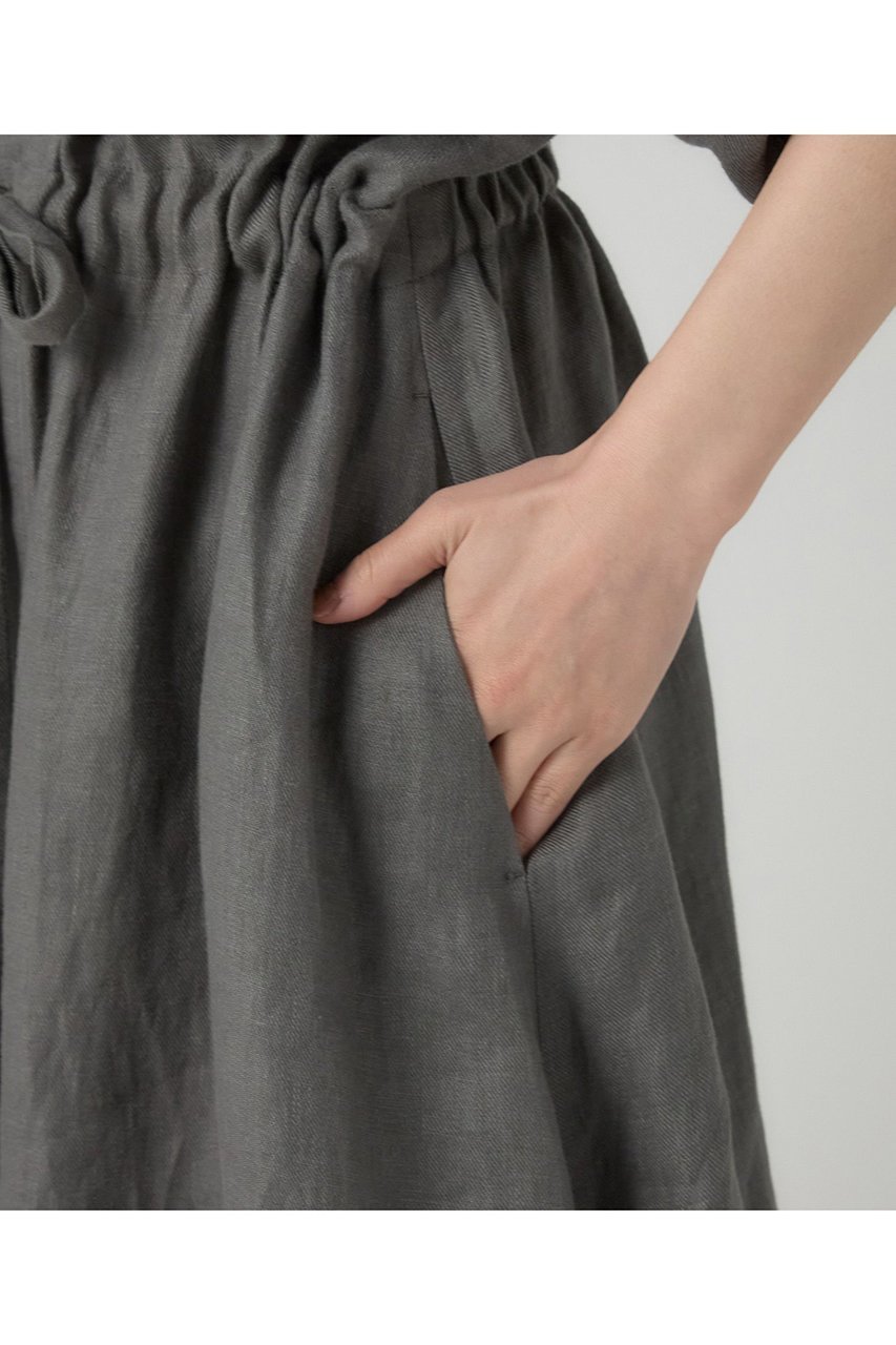 【カオス/Chaos】のマーラリネンワンピース 人気、トレンドファッション・服の通販 founy(ファニー) 　ファッション　Fashion　レディースファッション　Fashion for Women　ワンピース　Dresses　チュニック　Tunic Tops & Dresses　サンダル　Sandals, Summer Shoes　シンプル　Simple, Minimal　スリット　Slit, Slit Detail　チュニック　Tunic, Long Top　フォルム　Silhouette, Form　フレンチ　French, French Style　フロント　Front, Front Design　リネン　Linen, Linen Fabric　リボン　Ribbon, Bow　ロング　Long, Long-Length　ワッシャー　Washer, Crinkled Finish　夏　Summer　新作・新入荷　New Arrivals / New In　other-7|ID: prp329100004942975 ipo3291000000037100512