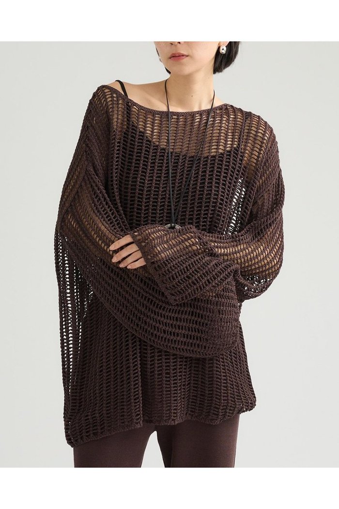 【カオス/Chaos】のコティアコードニットプルオーバー インテリア・キッズ・メンズ・レディースファッション・服の通販 founy(ファニー) https://founy.com/ ファッション Fashion レディースファッション Fashion for Women トップス・カットソー Cut & Sew Tops ニット Knit Tops & Sweaters カジュアルプルオーバー・ニットトップス Pullovers & Knit Tops / Casual Pullovers インナー Innerwear メッシュ Mesh, Net Fabric 夏 Summer エレガント 上品 Elegant 新作・新入荷 New Arrivals / New In |ID: prp329100004942976 ipo3291000000037100514